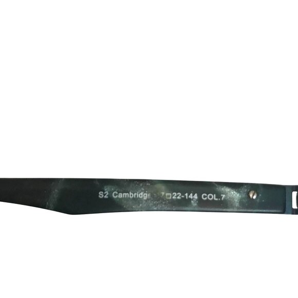 Sho + Eyeworks S2 Cambridge Round Black / Green Lens Sunglasses Unisex - Picture 3 of 6